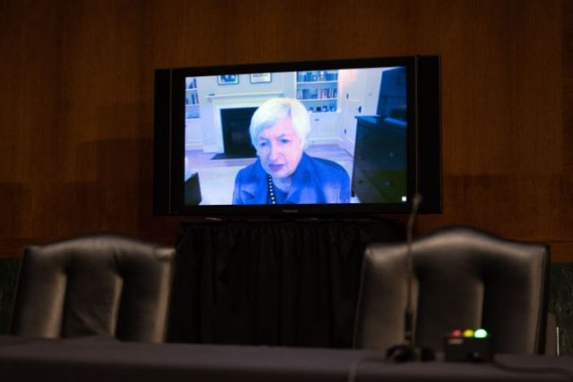 US-ECONOMY-POLITICS-HEARING-YELLEN